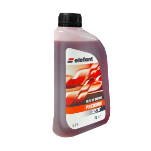 ULEI PREMIUM AMESTEC 2T ,ROSU , 1L Elefant - Img 2