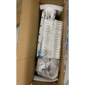 Uscator de Rufe Vertical, Flippy, 2 Niveluri, Pliabil, din ABS+PP+Otel Inoxidabil, Rotire 360 Grade, 130 x 75 cm, Alb - Img 2