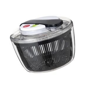 Uscator Manual pentru Salata si Verdeturi, Flippy, Plastic, 16x15x21 cm, Capacitate 3L, Negru - Img 7