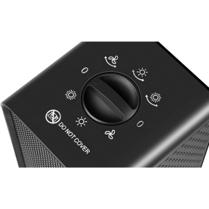 Aeroterma / Radiator Flippy PTC-1500Q1, 1200 W, 2 trepte de putere, termostat reglabil, Negru - Img 3