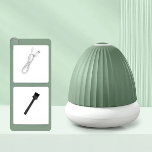 Aparat de Scame 2 in 1, Flippy, Curatare Haine si Lampa de Veghe, 3 Trepte, Incarcare Tip C, 4 W, 9 x 10 cm, Verde - Img 2
