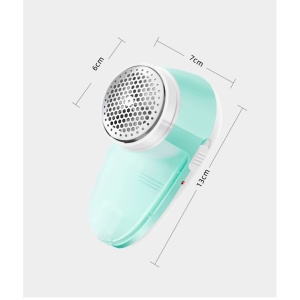 Aparat Pentru Curatat Scame, Par Si Praf, Flippy, Pentru Diferite Tipuri De Material, Cu Lame Din Otel Inoxidabil, Incarcare Prin USB Type-C, Cu Perie De Curatare si Cablu USB Incluse, 13x7 cm, Verde - Img 5