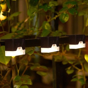 Aplica solara LED Flippy, ABS/Policarbonat, rezistenta la apa IP65, pentru trepte, borduri, terasa, 1.2V, 600mah, 7.9 x 5 cm, lumina alb rece, negru - Img 3