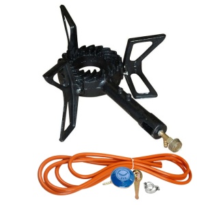Arzator GPL rotund, pirostrie din fonta, model elicopter + Kit reglabil gpl RH-10 + Tub flex 2M+2 Coliere - Img 2