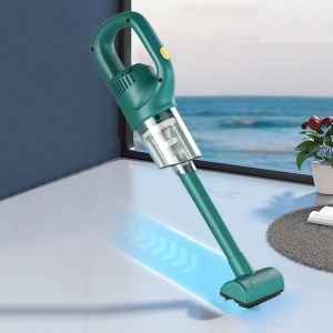 Aspirator Portabil fara Fir, Flippy, Incarcare USB, Pentru Casa si Masina, Autonomie 45 min, Verde - Img 2