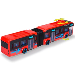 Autobuz Dickie Toys Volvo City Bus 40 cm rosu - Img 2