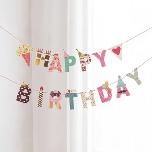 Banner Happy Birthday 100x200 cm, Flippy, Rola de Ata Inclusa, Tematica Candy, Multicolor - Img 6