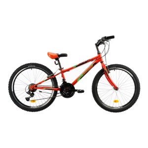 Bicicleta Copii Dhs 2421 Cedric - 24 Inch, Rosu - Img 1