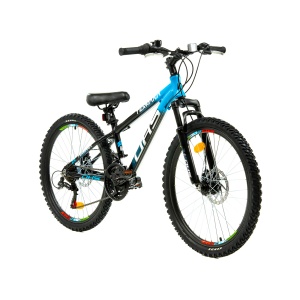 Bicicleta Copii Dhs Terrana 2423 - 24 Inch, Negru/Albastru - Img 2