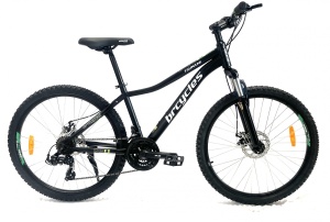Bicicleta MTB 26″ BR Tsunami , cadru otel 14″ ,21 viteze, Shimano Negru - Img 2