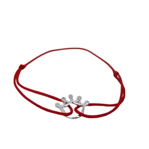 Bratara Snur Reglabil, Argint 925, Coronita, Jolie Silver, 0.7 g, 1.5 cm x 1 cm - Img 1