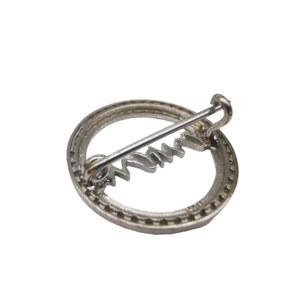 Brosa Argint 925 Mama cu Zirconii - Img 2
