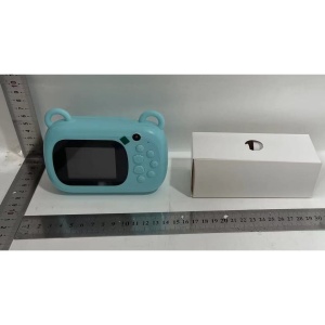 Camera Instantanee pentru Copii, Flippy, Camera Frontala + Selfie, cu Functie de Printare, Cablu USB-C, Bluetooth, Compatibil iOS/Android, Imprimare APP, Model Dino Love, Albastru - Img 5