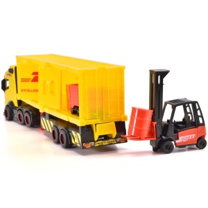 Camion Dickie Toys DHL Heavy Truck 35 cm cu lumini si sunete - Img 5