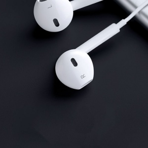 Casti Audio cu Microfon si cu Port Lightning WUW-R32 compatibile iPhone, Alb - Img 5