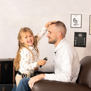 Centura frizer Smoby Barber and Cut negru cu accesorii - Img 7