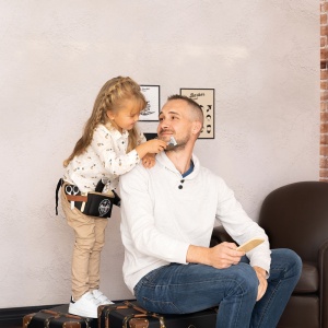 Centura frizer Smoby Barber and Cut negru cu accesorii - Img 12