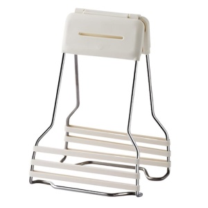 Clema pentru Boluri, Flippy, Anti-Alunecare, din Silicon, de Uz Casnic, Rezistent la Temperaturi Inalte, 17.6x11.5x5.15cm, Gri - Img 1