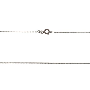 Colier Argint 925, Infinit cu Aripi 40 cm - Img 2