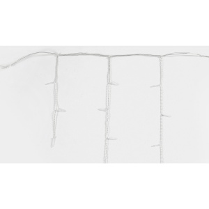 Componenta Instalatie de Craciun Flippy® Tip Franjuri, 8 jocuri de lumini Sectiune 5 m, 143 LED-uri, Interconectabila, Fir Transparent, Alb Rece, Nu contine Transformator ! - Img 3