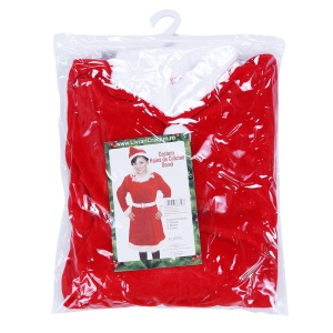 Costum Craciunita Flippy® Femeie, Adult, 3 piese, Catifea - Img 2