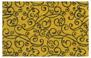 Covoras intrare Common design Galben, 40x60 cm - Img 1
