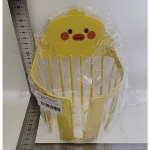 Cutie de Depozitare, Flippy, din Plastic, Montare pe Perete, Model Ratusca, 17.5x13.5x12 cm, Galben - Img 6