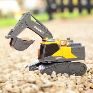 Excavator Dickie Toys Volvo Tracked Excavator 23 cm cu lumini si sunete - Img 6