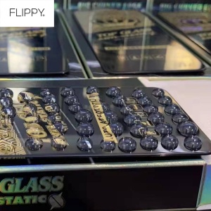 Folie ecran Flippy pentru iPhone 14 Pro Max, Sticla ESD, Top Glass, Anti-static, Negru - Img 5
