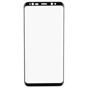 Folie Sticla Curbata Flippy compatibila cu Samsung Galaxy S8, cu lipici pe conturul negru, Full Face V2 Negru - Img 3