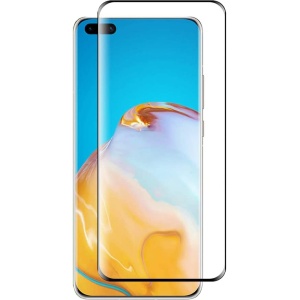 Folie Sticla Curbata Huawei P40 Pro Full Glue Negru - Img 4