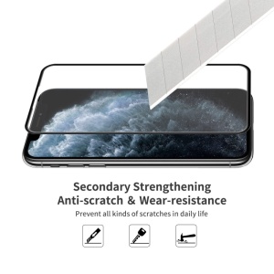 Folie Sticla Flippy® compatibila cu Apple iPhone X/XS 111D Negru - Img 5