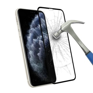 Folie Sticla Securizata Flippy compatibila cu Oppo Find X2, Full Glue, Curbata, Lipici margine, Negru - Img 3