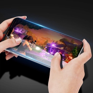 Folie Sticla Securizata, Flippy, Compatibila cu Oppo Reno 11F, Full Cover 111D, HD, Margini Negre, Transparenta - Img 7