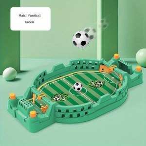 Fotbal de Masa Interactiv pentru Copii, Flippy, cu 2 Mingi Incluse, Tabela Scor, 22.8x12x4 cm, Verde - Img 3