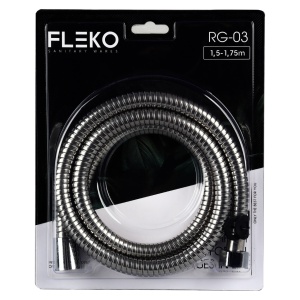 Furtun de dus flexibil din otel inoxidabil, Lungime 175cm FLEKO RG-03-A