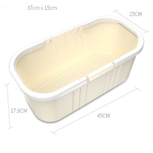Galeata pentru Mop Plat, Flippy, 45 x 25 x 17.8 cm, Compatibilia cu Mop, 37 x 15 cm, Galben - Img 2