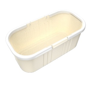 Galeata pentru Mop Plat, Flippy, 45 x 25 x 17.8 cm, Compatibilia cu Mop, 37 x 15 cm, Galben - Img 1