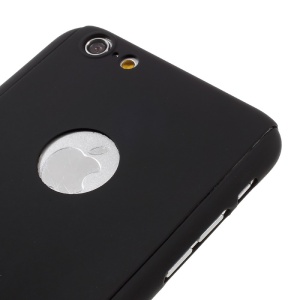 Husa Apple iPhone 6/6S Full Cover 360 Negru + Folie de protectie - Img 5