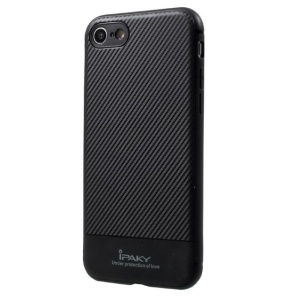 Husa Apple iPhone 7 IPAKY Carbon Fiber Negru - Img 5