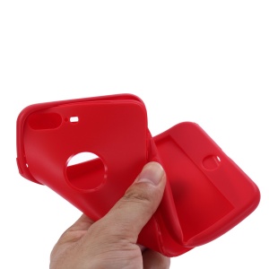 Husa Apple iPhone 7 Plus Full Silicone Rosu - Img 2