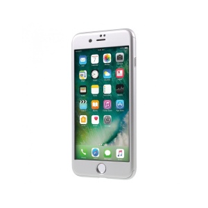 Husa Apple iPhone 7 Plus IPAKY Full Cover 360 Argintiu + Folie Cadou - Img 5