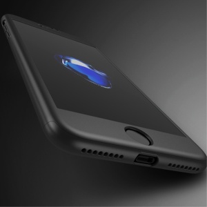 Husa Apple iPhone 8 Full Cover 360 Negru + Folie Cadou - Img 4