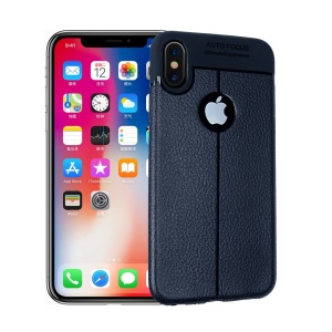 Husa Apple iPhone X Zore TPU moale Albastru - Img 5