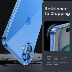 Husa de Protectie, Compatibila cu Apple iPhone 16, TPU, Antisoc, Rezistenta la Impact, Protectie Camera, Transparenta - Img 2