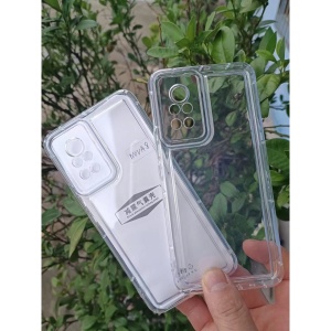 Husa de protectie Flippy, Airbag Shock Absorption, TPU, pentru Apple iPhone SE 2022 , Transparent - Img 5