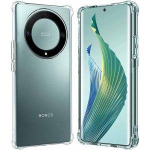 Husa de Protectie, Flippy, Compatibila cu Honor Magic 5 Pro, TPU Antisoc, Protectie Colturi, 1.5 mm Transparent - Img 1