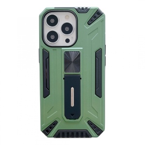 Husa de protectie Flippy pentru Apple iPhone 13 Mini Defender Sergeant Brave cu suport,Verde - Img 1