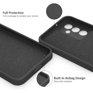 Husa de Protectie, Flippy, pentru Huawei P60 Pro, Liquid Silicone, cu Microfibra pe Interior, Protectie Antisoc, Compatibil Incarcare Wireless, Negru - Img 7