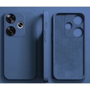 Husa de Protectie, Flippy, pentru Xiaomi Redmi Note 12 Pro 5G, Liquid Silicone, cu Microfibra pe Interior, Protectie Antisoc, Compatibil Incarcare Wireless, Albastru - Img 6